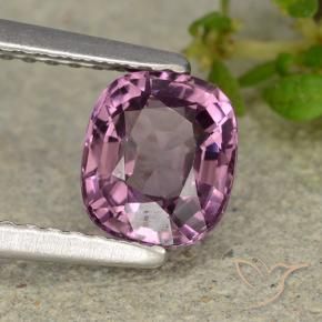 1.19 ct Purple Spinel Stone, Natural Spinel in Cushion-Cut Shape for Sale