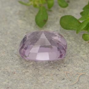 Spinel Gemstone in 6.7 x 5.6 mm Size for Sale, Spinel Stone in Very Light Pinkish Purple Color
