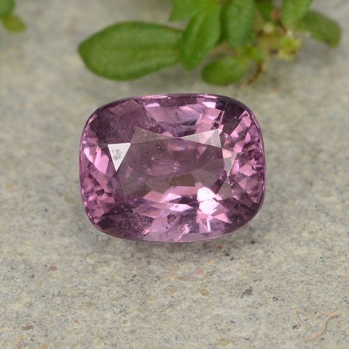 1.10ct Natural Deep Lavender Spinel, Cushion, VS