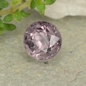 0.76 ct Purple Spinel Stone, Natural Spinel in Round Facet Shape for Sale