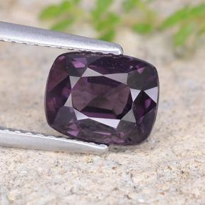2.47 ct Purple Spinel Gemstone, Spinel Gem in Cushion-Cut Shape for Sale.