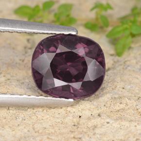 Rojo púrpura intenso Espinela Gema - 2.1ct Corte en Forma Cojín (ID: 484623)