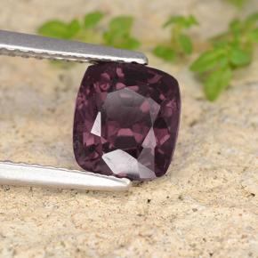 2.09 ct Purple Spinel Stone, Natural Spinel in Cushion-Cut Shape for Sale