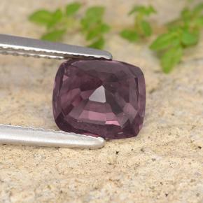 Spinel Gemstone in 7.4 x 6.6 mm Size for Sale, Spinel Stone in Reddish Purple Color