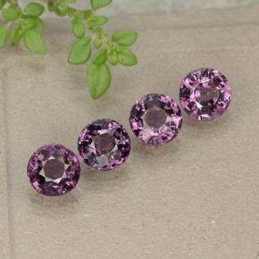 2.24 ctw Violet Spinel Stones, Natural Spinel in Round Facet Shape for Sale