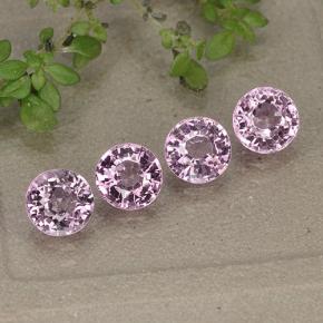 2.30 ctw Pink Spinel Stones, Natural Spinel in Round Facet Shape for Sale