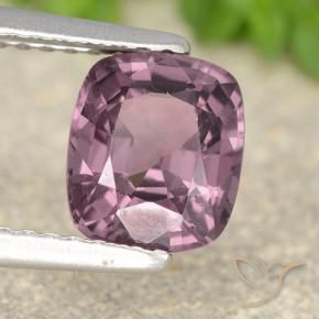 1.61 ct Purple Spinel Stone, Natural Spinel in Cushion-Cut Shape for Sale