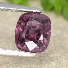 1.69 ct Purple Spinel Stone, Natural Spinel in Cushion-Cut Shape for Sale