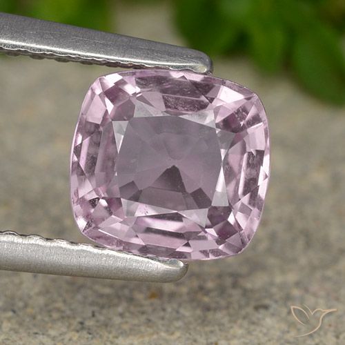 1.39ct Natural Very Light Pinkish Purple Spinel, Cushion, VS