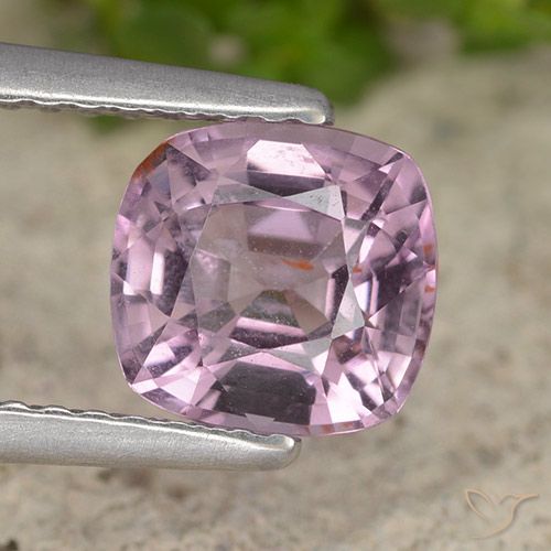 1.56ct Natural Light Purple Spinel, Cushion, VVS-VS