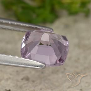 Spinel Gemstone in 6.8 x 6.5 mm Size for Sale, Spinel Stone in Light Pinkish Purple Color