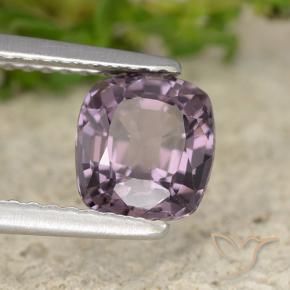 1.45 ct Purple Spinel Stone, Natural Spinel in Cushion-Cut Shape for Sale