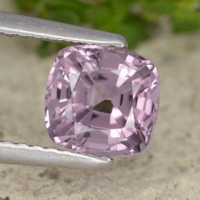 Medium Purple Spinell Edelstein - 1.6ct Kissenschliff (ID: 490273)