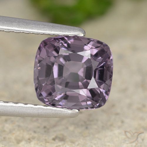 1.69ct Natural Dark Purple Spinel, Cushion, VVS-VS
