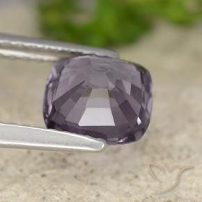 Spinel Gemstone in 6.9 x 6.4 mm Size for Sale, Spinel Stone in Dark Purple Color