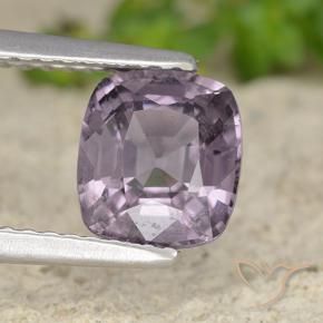 1.60 ct Purple Spinel Stone, Natural Spinel in Cushion-Cut Shape for Sale