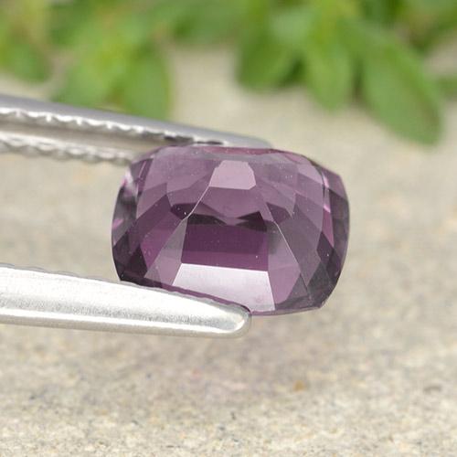 Spinel Gemstone in 6.6 x 5.8 mm Size for Sale, Spinel Stone in Deep Purple Color