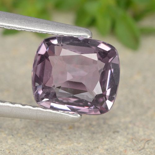 1.25ct Natural Light Grayish Purple Spinel, Cushion, VVS