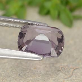 Spinel Gemstone in 7.2 x 6.2 mm Size for Sale, Spinel Stone in Light Grayish Purple Color