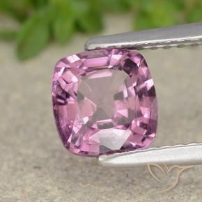 1.51 ct Purple Spinel Stone, Natural Spinel in Cushion-Cut Shape for Sale