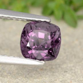 1.51 ct Purple Spinel Stone, Natural Spinel in Cushion-Cut Shape for Sale