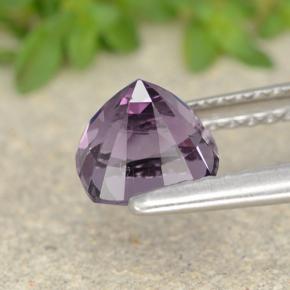 Spinel Gemstone in 6.2 x 6.1 mm Size for Sale, Spinel Stone in Medium-Dark Purple Color