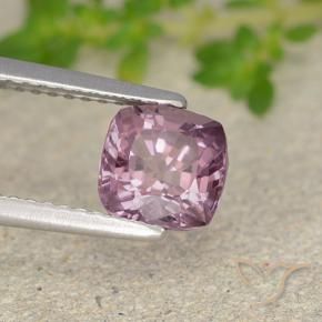 1.37 ct Purple Spinel Stone, Natural Spinel in Cushion-Cut Shape for Sale