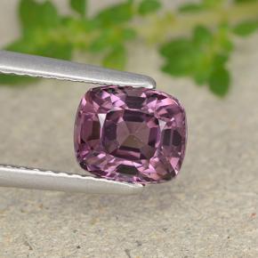 1.65 ct Purple Spinel Gemstone, Spinel Gem in Cushion-Cut Shape for Sale.