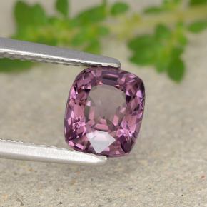 1.65 ct Purple Spinel Stone, Natural Spinel in Cushion-Cut Shape for Sale