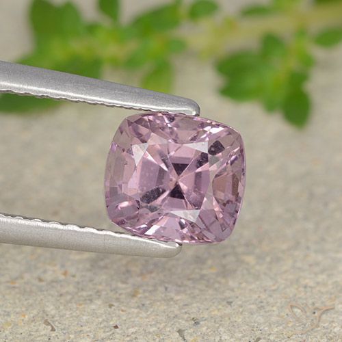 1.58ct Natural Light Pinkish Purple Spinel, Cushion, VVS