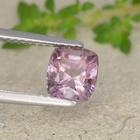 1.58 ct Purple Spinel Stone, Natural Spinel in Cushion-Cut Shape for Sale