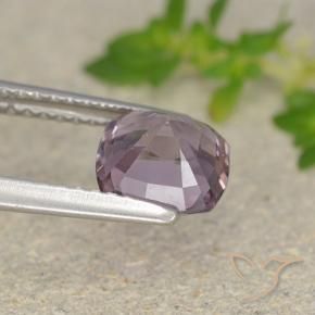 Spinel Gemstone in 6.8 x 6.4 mm Size for Sale, Spinel Stone in Light Grayish Violet Color