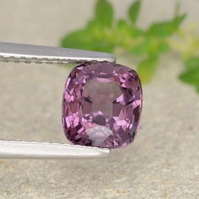 1.59 ct Purple Spinel Stone, Natural Spinel in Cushion-Cut Shape for Sale