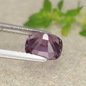 Spinel Gemstone in 6.9 x 6.3 mm Size for Sale, Spinel Stone in Medium-Dark Sangria Color