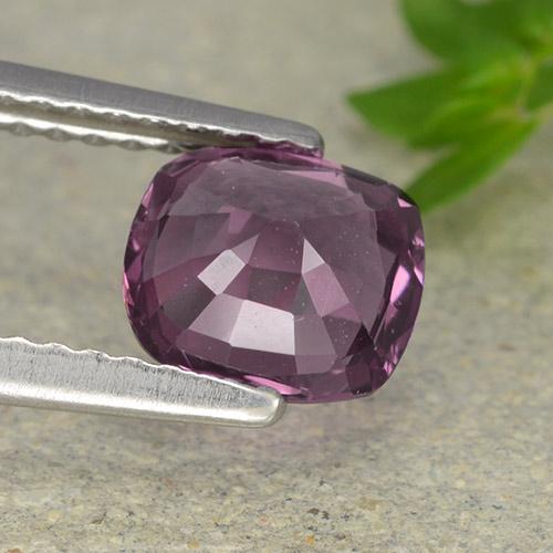 Spinel Gemstone in 6.7 x 6.1 mm Size for Sale, Spinel Stone in Reddish Purple Color