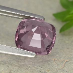 Spinel Gemstone in 6.3 x 6 mm Size for Sale, Spinel Stone in Medium-Dark Purple Color