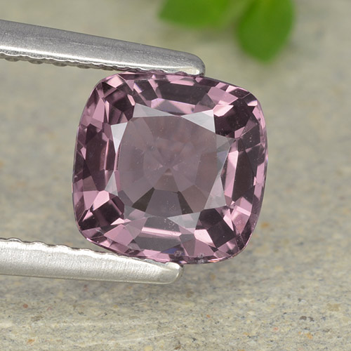 1.40 ct Purple Spinel Gemstone, Spinel Gem in Cushion-Cut Shape for Sale.