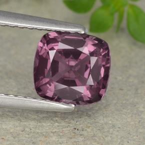 1.52 ct Purple Spinel Gemstone, Spinel Gem in Cushion-Cut Shape for Sale.