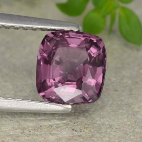1.52 ct Purple Spinel Stone, Natural Spinel in Cushion-Cut Shape for Sale