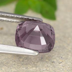 Spinel Gemstone in 6.8 x 6.7 mm Size for Sale, Spinel Stone in Medium-Dark Purple Color
