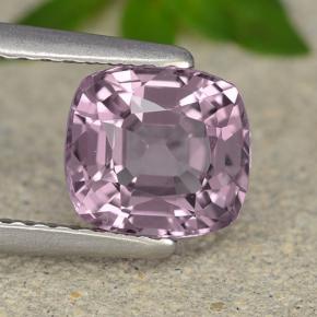 Medium Purple Spinell Edelstein - 1.6ct Kissenschliff (ID: 490346)