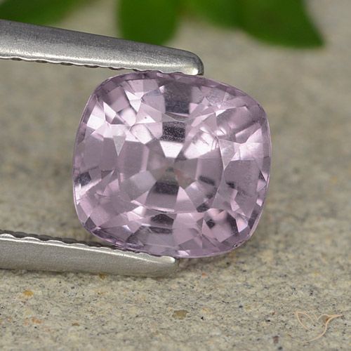 1.46ct Natural Grey Pinkish Purple Spinel, Cushion, VVS