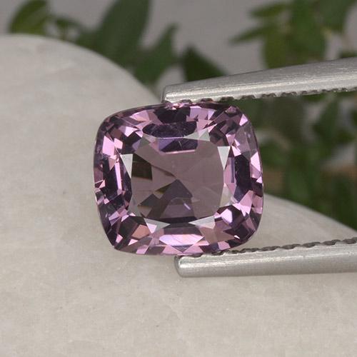 1.37 ct Purple Spinel Gemstone, Spinel Gem in Cushion-Cut Shape for Sale.