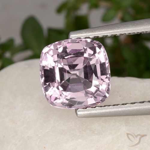 1.62ct Natural Very Light Pinkish Purple Spinel, Cushion, VVS