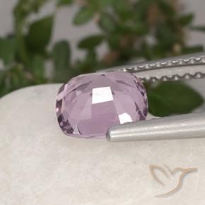 Spinel Gemstone in 6.8 x 6.7 mm Size for Sale, Spinel Stone in Very Light Pinkish Purple Color