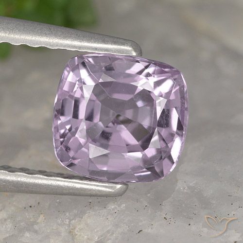 1.10ct Natural Light Pinkish Violet Spinel, Cushion, VVS