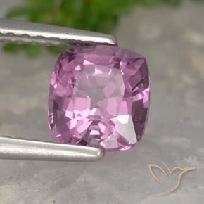 1.25 ct Purple Spinel Stone, Natural Spinel in Cushion-Cut Shape for Sale
