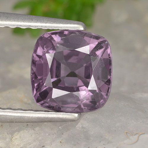 1.43ct Natural Medium Purple Spinel, Cushion, VS