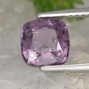 1.43 ct Purple Spinel Stone, Natural Spinel in Cushion-Cut Shape for Sale
