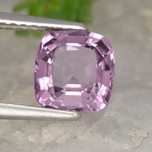 1.53 ct Purple Spinel Stone, Natural Spinel in Cushion-Cut Shape for Sale
